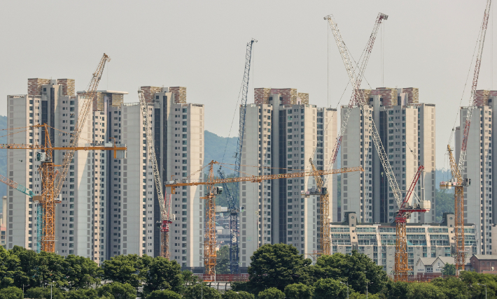 아파트 건설 현장. 연합뉴스