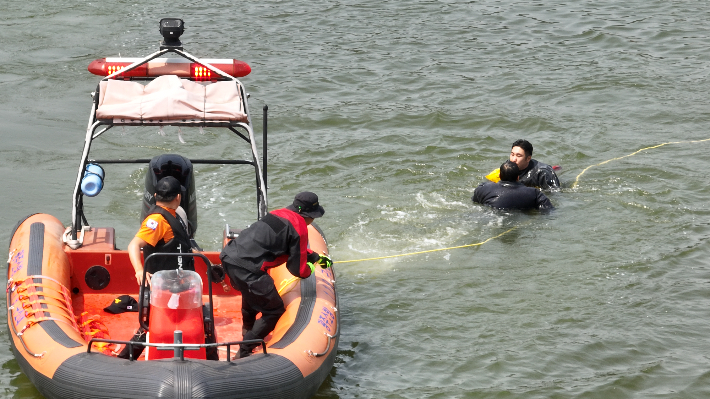 수난구조훈련. 광주광역시 제공 