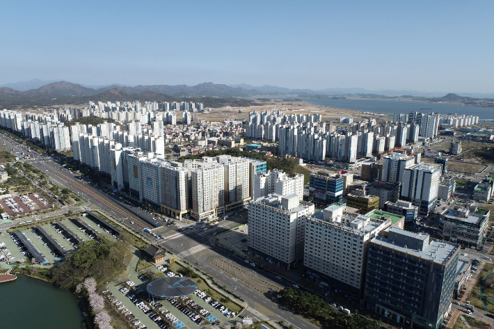 전남 무안 남악신도시 모습. 전라남도 제공