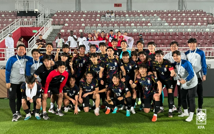 한국 축구 올림픽 대표팀 자료사진. 대한축구협회