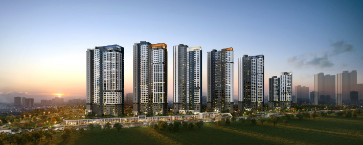 광명 센트럴 아이파크 투시도. HDC현대산업개발 제공