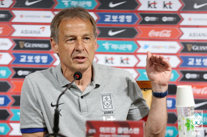 한국 축구 대표팀 위르겐 클린스만 감독 자료사진. 대한축구협회