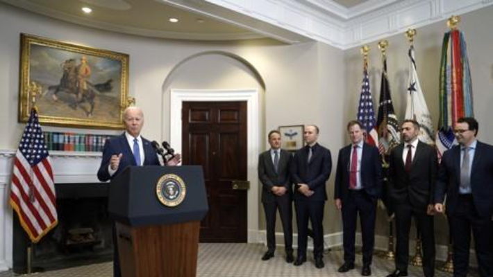 AI 관련 발언하는 조 바이든 미국 대통령. 연합뉴스