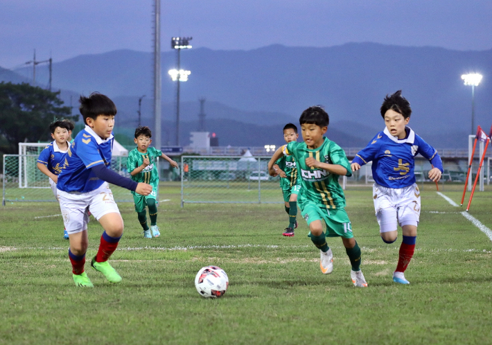 지난해 열린 화랑대기 전국 유소년축구대회 모습. 경주시 제공