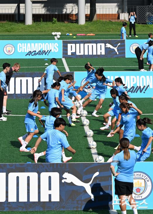 맨체스터 시티 코치진이 알려주는 훈련 방법