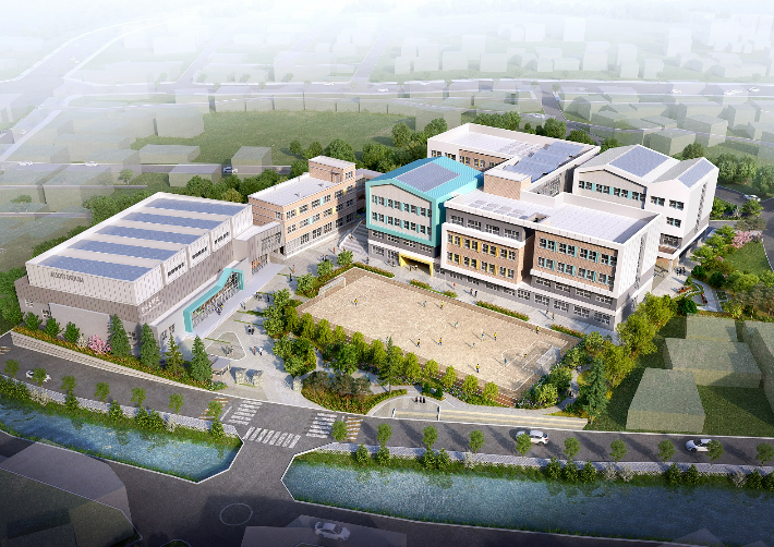 울산 북구 농소중학교 조감도. 울산광역시교육청 제공