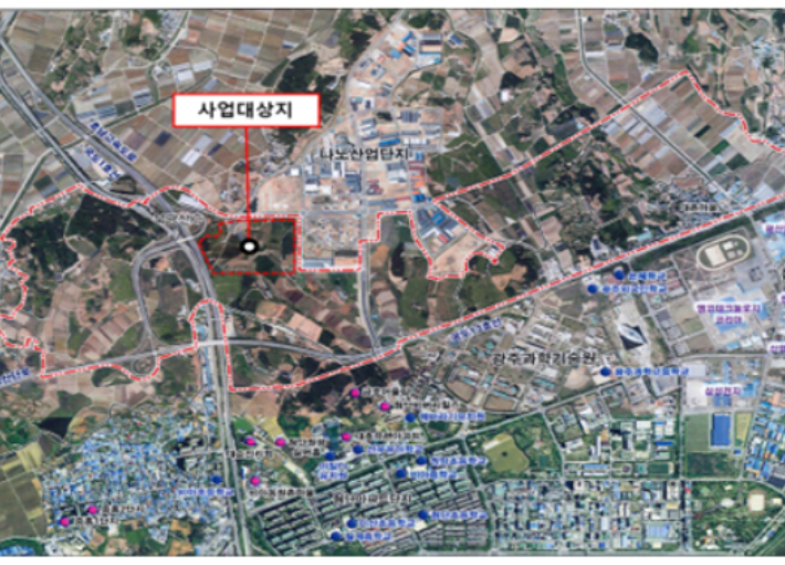 국립심뇌혈관연구소 예정부지. 전라남도 제공