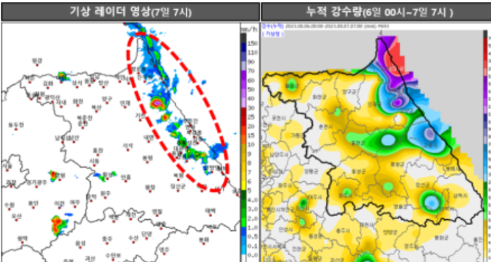 강원지방기상청 제공