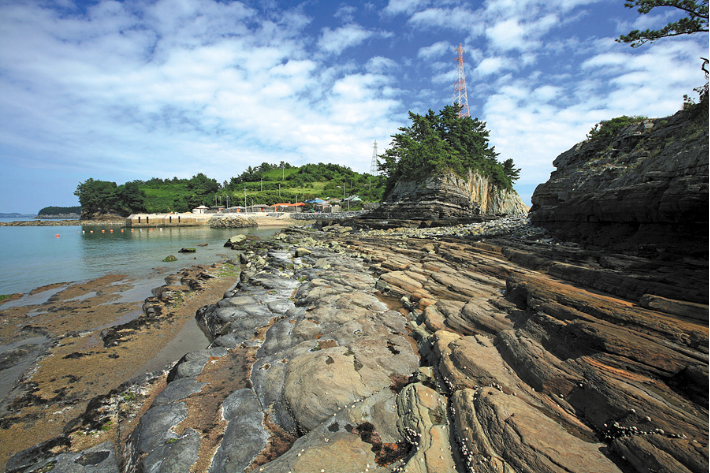 여수 추도 공룡발자국 화석. 여수시 제공