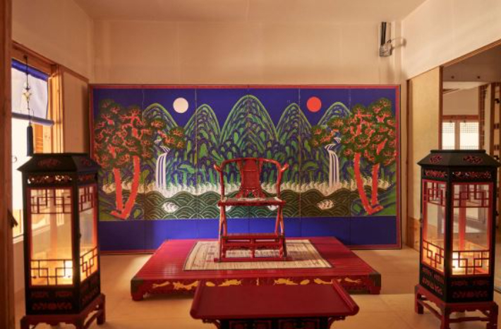 왕의 집무실이었던 장안당. 문화재청 제공