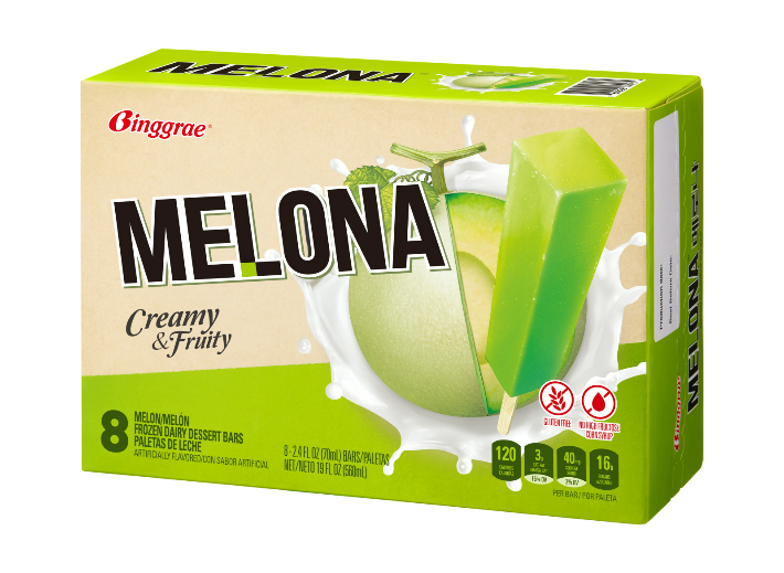 미국 수출용 메로나 제품. 빙그레 제공