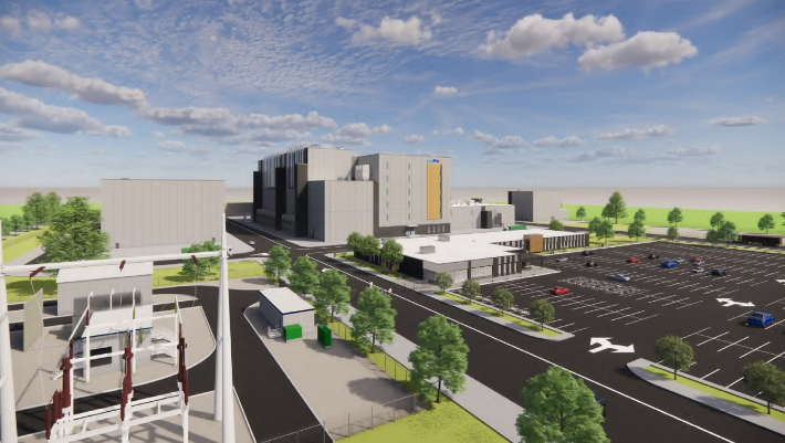 캐나다 퀘벡주 베캉쿠아시 산업 단지에 들어서는 양극재 공장 조감도. 에코프로비엠 제공