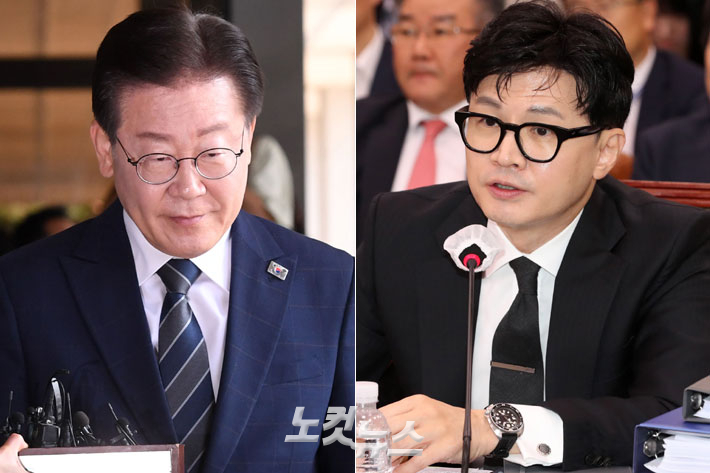 더불어민주당 이재명 대표(왼쪽)·한동훈 법무부 장관. 황진환·윤창원 기자 