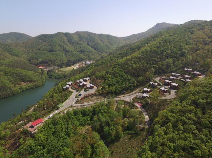 보성 제암산자연휴양림 전경. 보성군 제공 