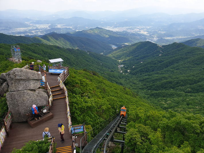 함양 대봉산휴양밸리. 경남도청 제공 