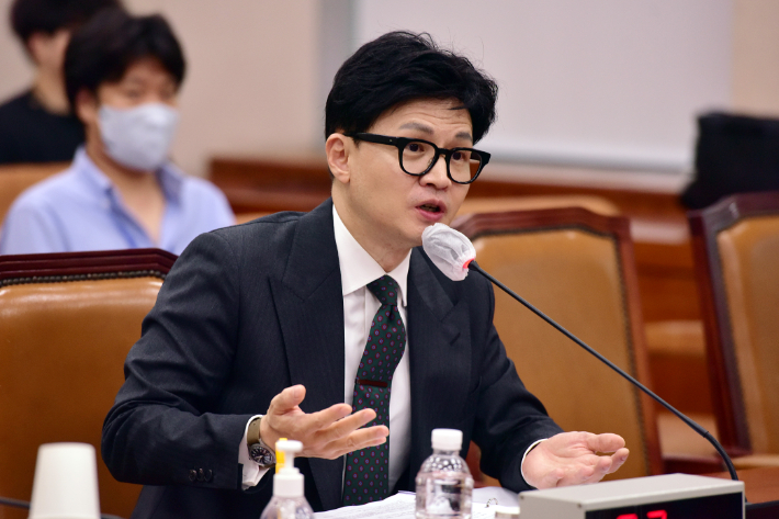 한동훈 법무부 장관 자료사진. 윤창원 기자