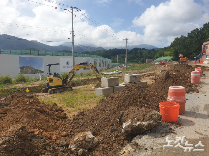 31일 광주 북구 충효동 광주생태문화마을 조성 사업 현장. 조시영 기자