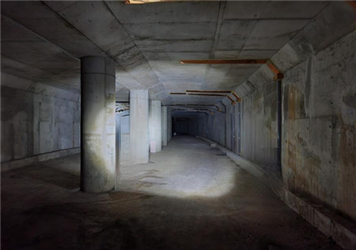 서울광장 아래 숨겨진 지하공간 기둥구간. 서울시 제공 