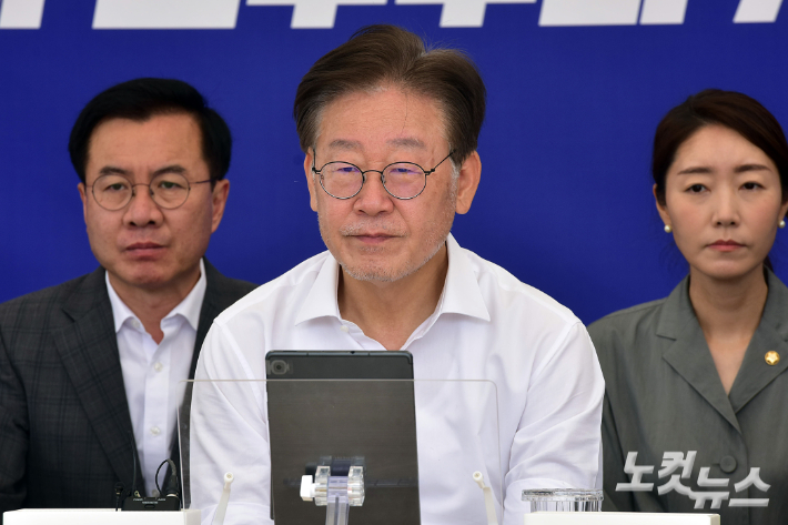 더불어민주당 이재명 대표  단식 6일차