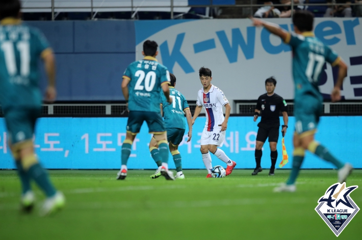 대전하나시티즌과 수원FC 경기 장면. 한국프로축구연맹 제공
