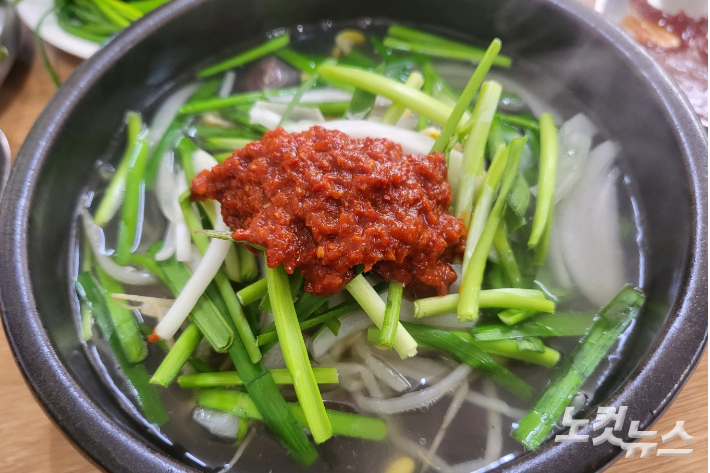 순천웃장 국밥. 전남CBS 