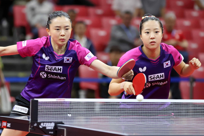 China Defeats Korean Table Tennis Women’s Doubles in Close Match at PyeongChang Asian Table Tennis Championships