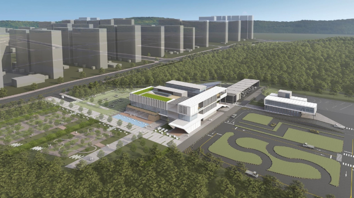 광주운전면허시험장 조감도. 이형석 의원실 제공 