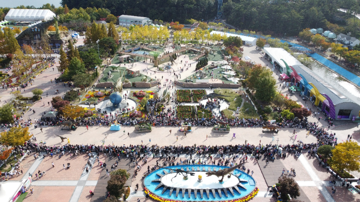 고성공룡세계엑스포 개막. 경남 고성군청 제공