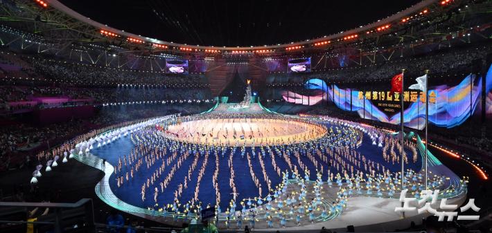 화려한 항저우 올림픽 스포츠센터 스타디움