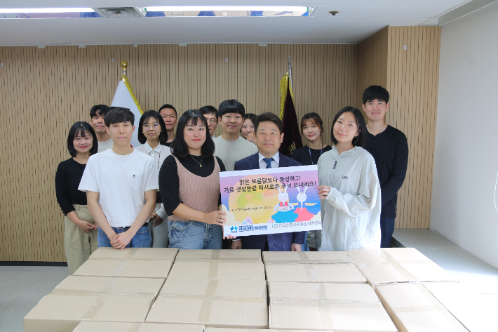 2023년도 추석맞이 사회공헌활동 모습 단체사진. 한국순환자원유통지원센터 제공