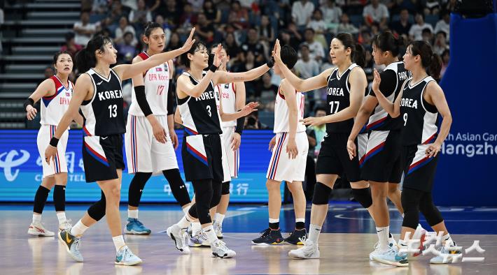 여자농구, 한가위 남북대결에서 승리