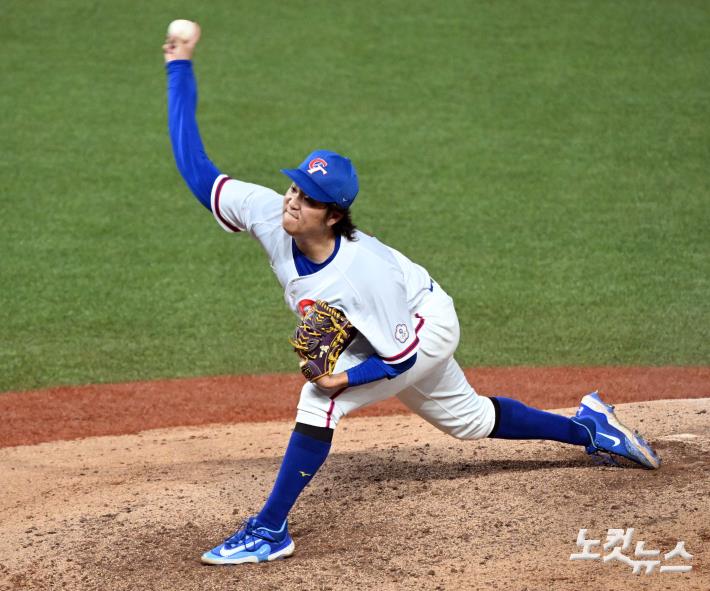 대만 두 번째 투수 구린뤼양