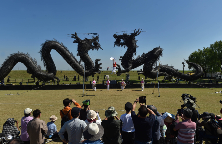 전북 김제 지평선 축제. 자료사진