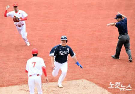 런다운 걸린 노시환