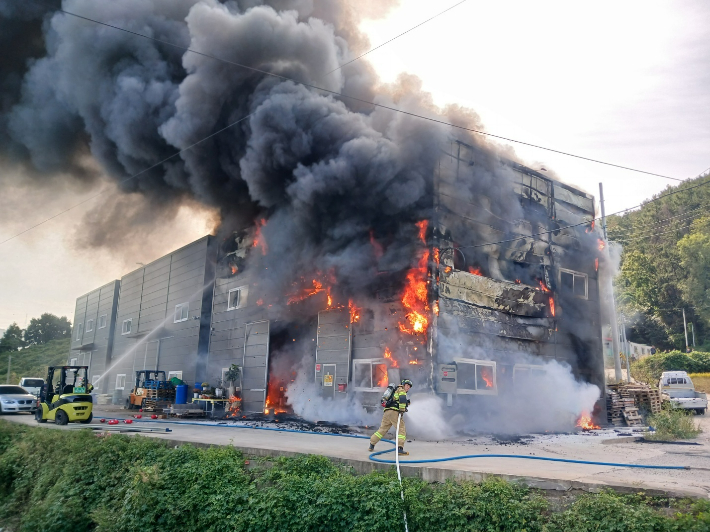 청주서부소방서 제공
