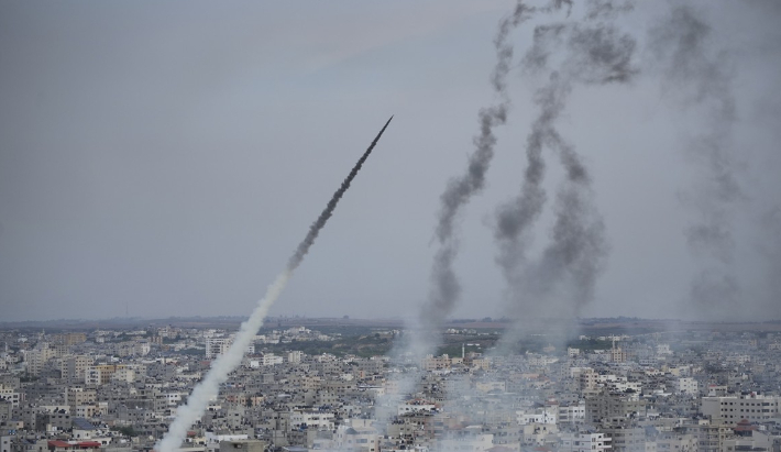 하마스, 이스라엘 남부 로켓 공격. 연합뉴스