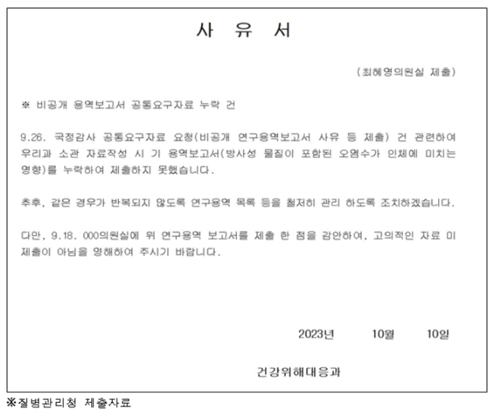 더불어민주당 최혜영 의원실 제공