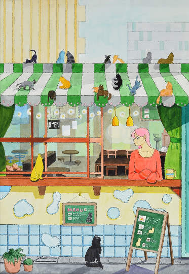 김천예고 장준영 학생의 전시예정 작품. 경북문화관광공사 제공