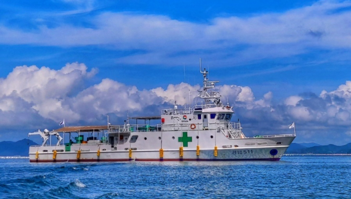 경남 511 병원선. 경남도청 제공 