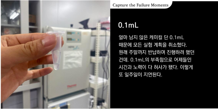 일상에서 포착한 실패의 순간들 사진전 전시 작품. KAIST 제공