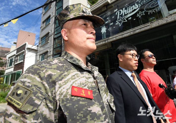채 상병 순직 사건을 수사하다 항명 혐의로 해임된 박정훈 전 해병대 수사단장. 황진환 기자