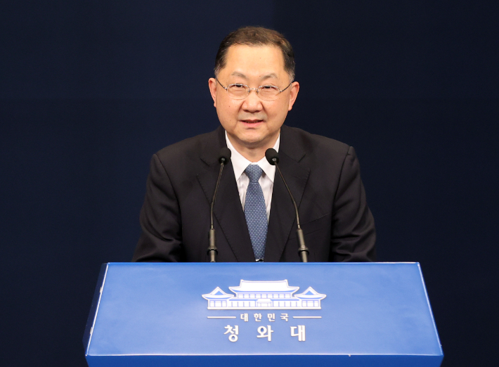 김진국 전 민정수석. 연합뉴스