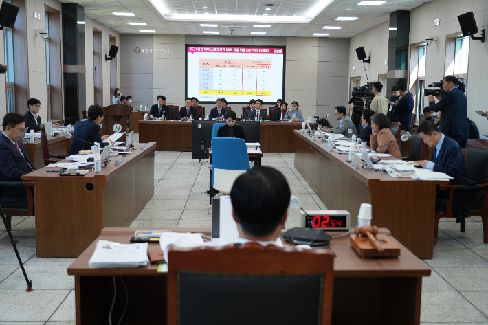국정감사 현장/부산시교육청 제공