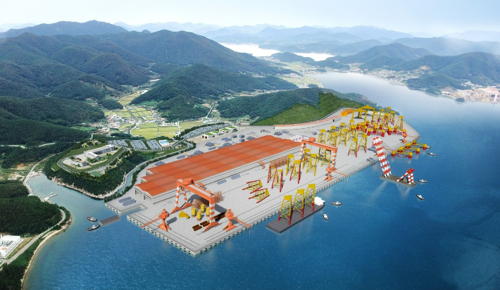 고성 양촌·용정지구 일반산업단지. 경남도청 제공 