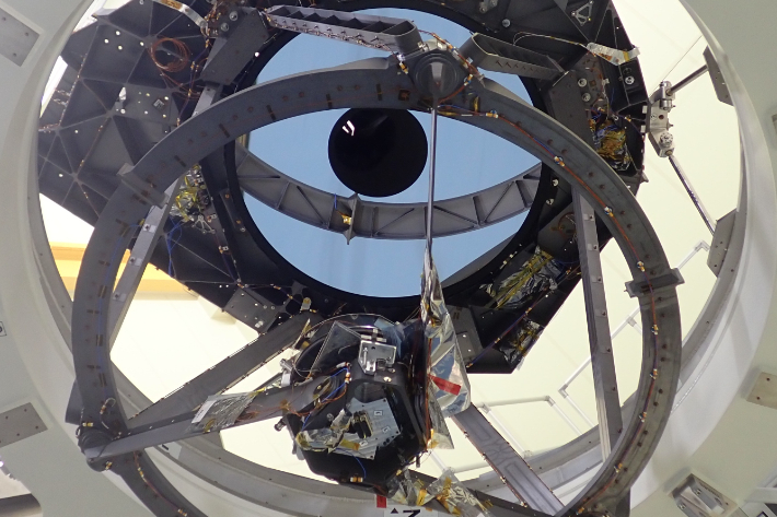 유클리드 망원경의 주경. AIRBUS/ESA