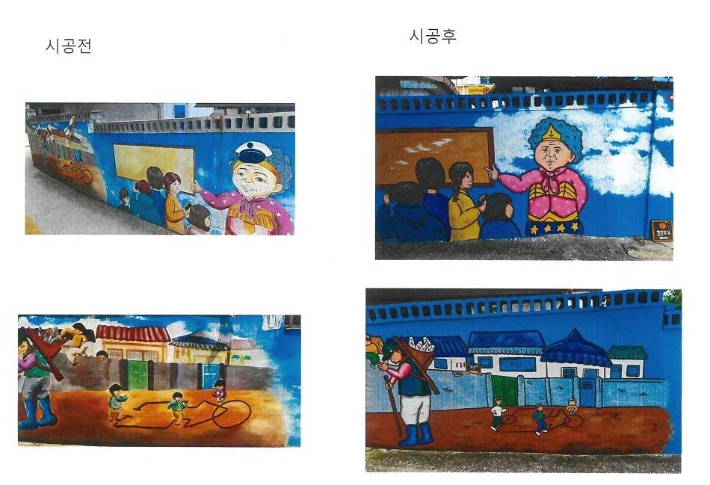 동해 논골담길 감성벽화로 재탄생. 동해시 제공