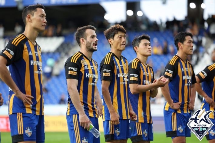 우승을 눈앞에 둔 울산. 한국프로축구연맹