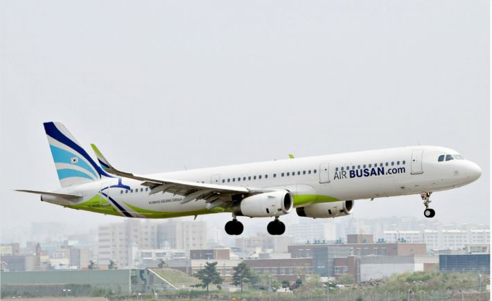 에어부산 항공기. 에어부산 제공 