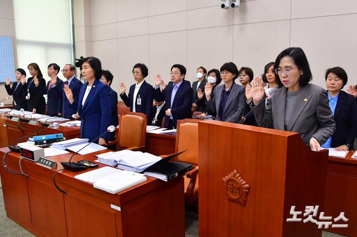 국회 여가위, 여성가족부 국정감사