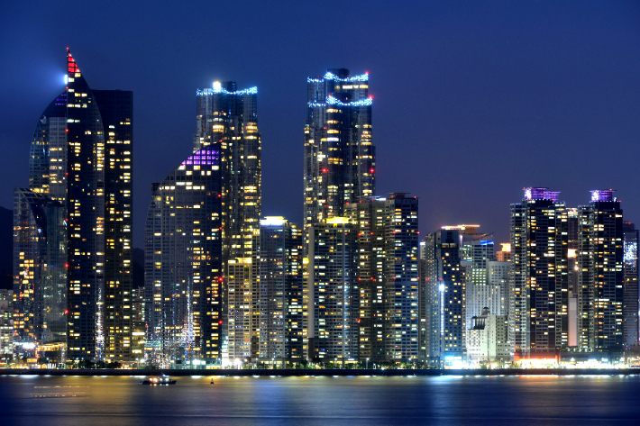 부산 해운대 마린시티. 해운대구 제공